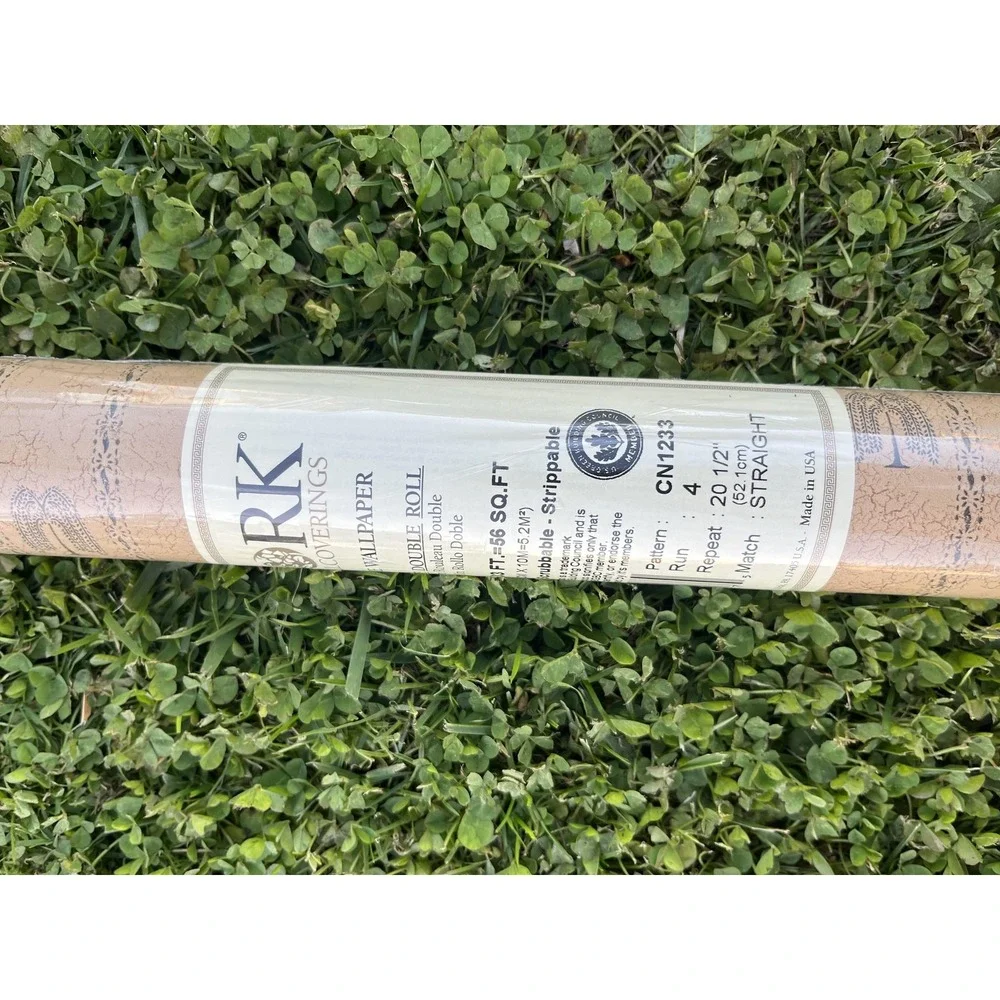 York Wallcoverings Wallpaper Double Roll CN1233 Willow Stripe Prepasted Made USA